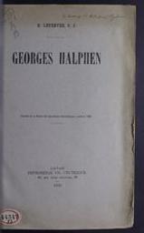 Georges Halphen | Lefebvre, B (1857-?). Auteur