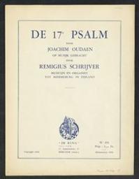 De zeventiende psalm | Schrijver, Remigius