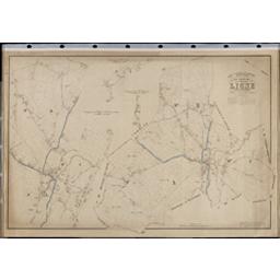 Plan parcellaire de la commune de Ligne | Popp, Philippe Christian (1805-1879)