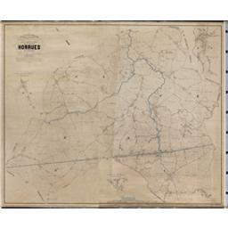 Plan parcellaire de la commune de Horrues | Popp, Philippe Christian (1805-1879)