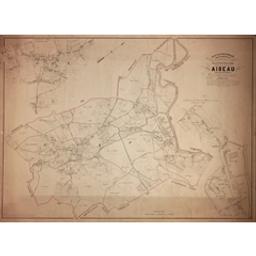 Plan parcellaire de la commune de Aiseau | Popp, Philippe Christian (1805-1879)