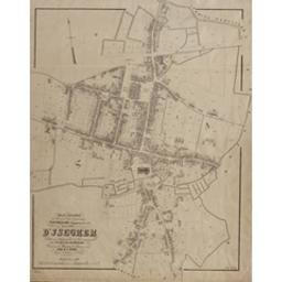 Plan parcellaire de la ville d'Iseghem | Popp, Philippe Christian (1805-1879)