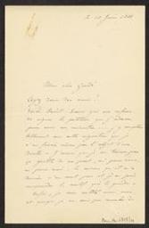 [Lettre autographe signée de Vincent d'Indy à Guillaume Guidé] | Indy, Vincent d' (1851-1931)
