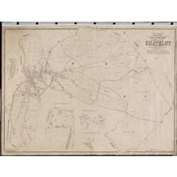 Plan parcellaire de la commune de Chatelet | Popp, Philippe Christian (1805-1879)