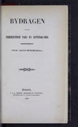 Bydragen van het nederduitsch tael-en letterkunding genootschap te Brussel | Greuse, CH.-J.-A (c. 1849-1861). Éditeur