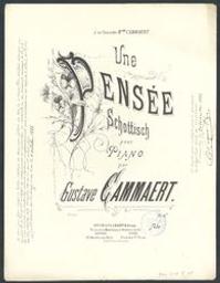 Une pensée | Cammaert, Gustave. Componist