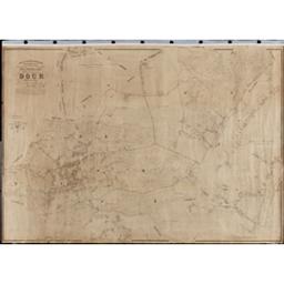 Plan parcellaire de la commune de Dour | Popp, Philippe Christian (1805-1879)
