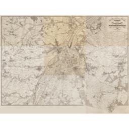 Carte topographique des environs de Bruxelles | Perkin-Henry, Jean-Alexandre (1794-). Auteur