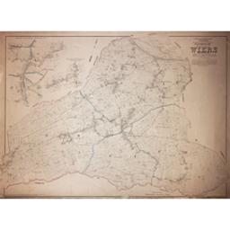 Plan parcellaire de la commune de Wiers | Popp, Philippe Christian (1805-1879)