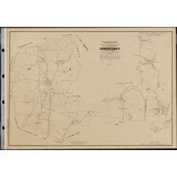 Plan parcellaire de la commune de Gondregnies | Popp, Philippe Christian (1805-1879)