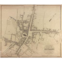 Plan parcellaire développement de la ville de Roulers | Popp, Philippe Christian (1805-1879)