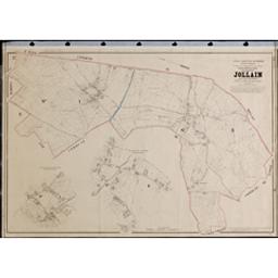 Plan parcellaire de la commune de Jollain | Popp, Philippe Christian (1805-1879)