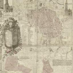 Nouveau plan de la ville d'Aix et l'ancien tel qu'il etoit dans ses trois divisions, nomées Aquae Sextiae lors de sa fondation | Devoux, Esprit (flor. ca 1741-1765)