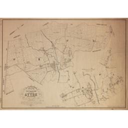 Plan parcellaire de la commune de Attre | Popp, Philippe Christian (1805-1879)