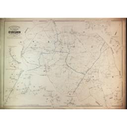 Plan parcellaire de la commune de Oeudeghien | Popp, Philippe Christian (1805-1879)