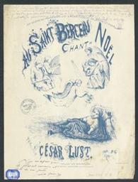 Au Saint berceau | Lust, César. Composer