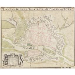 Plan van de stad Maestrigt en de plaetse van Wijck | 