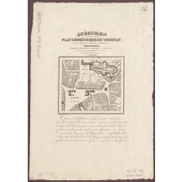 Spécimen du plan géométrique de Tournay | Picquet, Ubald-Joseph (1814-1880)