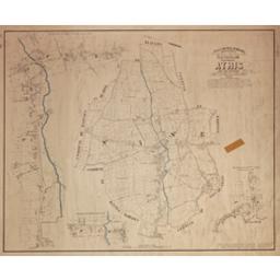 Plan parcellaire de la commune de Athis | Popp, Philippe Christian (1805-1879)