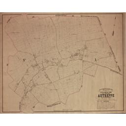 Plan parcellaire de la commune de Autreppe | Popp, Philippe Christian (1805-1879)