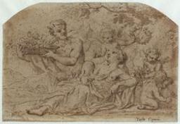 Allegorical scene | Cignani, Carlo (1628-1719). Artiest
