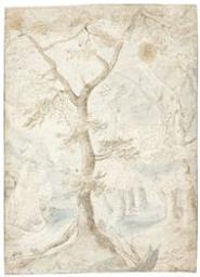 Woodscape; verso: Massacre of the Innocents | Coninxloo, Gillis II van ((1544-1606/7)). Artist. After