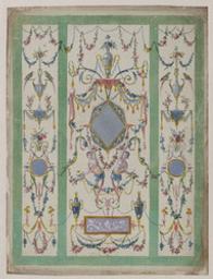 Wallpaper decoration in candelabra style | Ranson, Paul. Illustrator