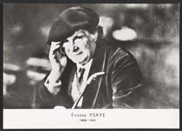 [Eugène Ysaÿe 1930, portrait au béret] | Ysaÿe, Eugène (1858-1931) - Violoniste, compositeur et chef d'orchestre. Former owner