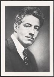 Reproduction photographique d'un portrait de Fritz Kreisler | Ysaÿe, Eugène (1858-1931) - Violoniste, compositeur et chef d'orchestre. Propriétaire précédent