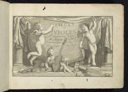 Pieces de violes composées par M. Marais ordin[ai]re de la musique de la chambre du Roy | Marais, Marin (1656-1728). Author. Publisher