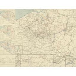 Carte officielle des chemins de fer de la Belgique au 31 décembre 1912 | Ministère des chemins de fer, postes et télégraphes. Administration des chemins de fer de l'état (Belgique)