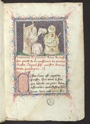 Cy commencent les Rebriches du premier liure du tresor de sapience | Latini, Brunetto (1290-1295). Author