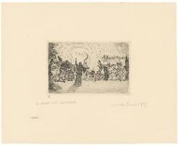 Christ among the Beggars - 1895 | Ensor, James (1860-1949). Engraver