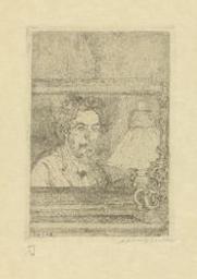 Self-Portrait - 1886 | Ensor, James (1860-1949). Graveur