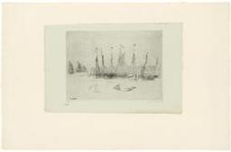 Fishing-Boats - 1888 | Ensor, James (1860-1949). Graveur