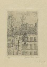 The Street-Lamp - 1888 | Ensor, James (1860-1949). Engraver