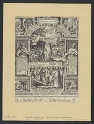 Burying The Dead | Galle, Philips (1537-1612) - engraver, publisher. Redacteur / Bezorger / Tekstuitgever