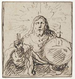 Christ Pantocrator | Gheyn, Jacques de, II (1565-1629). Artiest. Toegeschreven aan