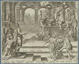 The Slaughter of The Priests of Samaria | Van Heemskerck, Maerten (1498-1574). Artiest