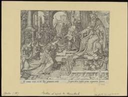 Esther Before Ahasuerus, Inviting Him for a Banquet | Van Heemskerck, Maerten (1498-1574). Artiest