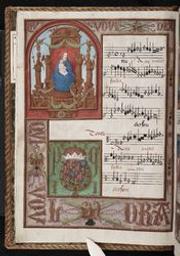 [Choirbook for Philip the Fair and Juana of Castile] | La Rue, Pierre de (1460?-1518). Compositeur