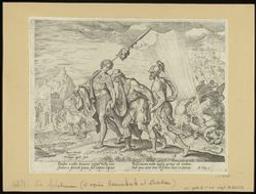 The Blind Saul Led to Damascus | Galle, Philips (1537-1612) - engraver, publisher. Redacteur / Bezorger / Tekstuitgever
