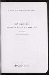 Geneeskunde | Nys, Herman (1951-) - Jurist. Author