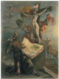 La tentation de Saint Antoine | Rops, Félicien (1833-1898). Artiste