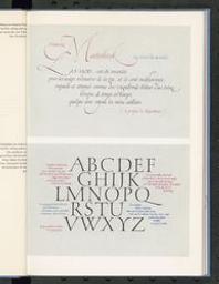 Calligraphie et typographie de Hermann Zapf (Allemagne) | Liebaers, Herman (1919-2010) - hoofdconservator van de Belgische Koninklijke Bibliotheek. Auteur van voorwoord, inleiding, etc