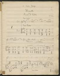 Sonate pour Piano et Violon G.me Lekeu | Lekeu, Guillaume (1870-1894). Componist