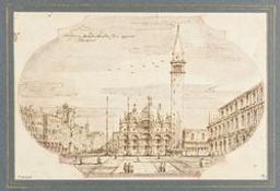 View of the basilico di San Marco in Venice | Unknown Italian. Illustrateur