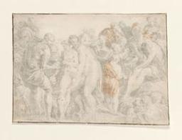Mythological scene with Mercury on the right | Van Diepenbeeck, Abraham (1596-1675). Art copyist