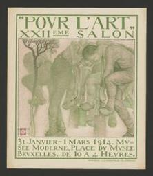 "Pour l'Art" : XXIIe [22e] Salon | Van de Woestyne, Gustave (1881-1947) - peintre belge. Lithograaf