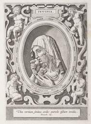 Envy | Galle, Philips (1537-1612) - engraver, publisher. Artist